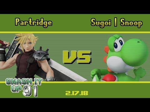 Partridge (Cloud) vs Sugoi | Snoop (Yoshi) - SIU 91 - Wii U