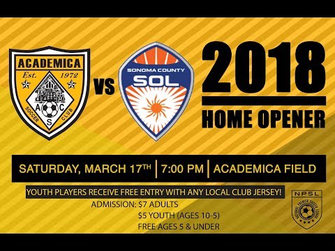 Academica SC 4 - Sonoma County Sol 2 - 03/17/18
