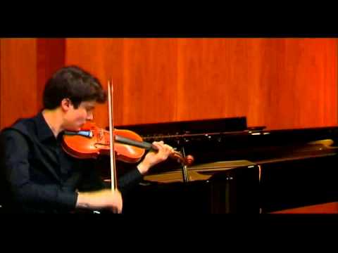 Petr Lundstrem plays Bach Sonata 2, Grave, Fuga.