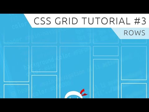 CSS Grid Tutorial 3 Rows