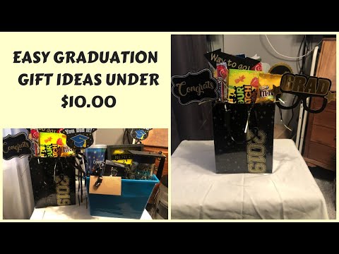 Super Easy Graduation Gift Ideas Under $10.00~Easy and Simple Graduation DIY~Inexpensive & Cute