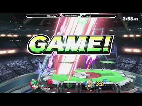 Smash Ultimate: BlitzyLuigy (Mega Man) V Light (Fox) - Synthesis 5 Tournament SSBU