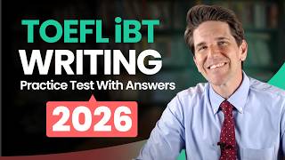 TOEFL Writing Practice Test 2026 (Answers Included)