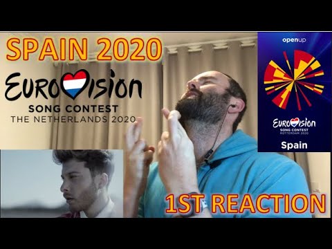 🇪🇸🇪🇸 SPAIN Blas Cantó "Universo" | 1st REACTION | Eurovision 2020 🇪🇸🇪🇸