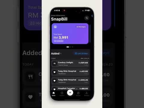SnapBill - AI receipt scanner