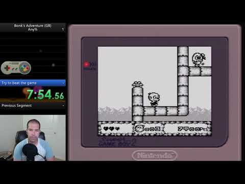 Bonk's Adventure (Gameboy) - First complete playthrough