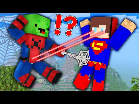 Mikey and JJ Became Superheroes in Minecraft - Maizen