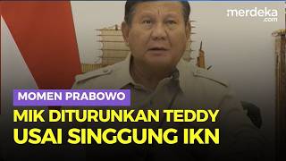 Download lagu [FULL] Detik-Detik Prabowo Singgung IKN Saat Rapat Penting, Teddy Langsung Turunkan Mik Presiden mp3