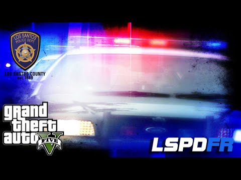 GTA 5 LSPDFR - Armed Robbery - Stolen Cop Car