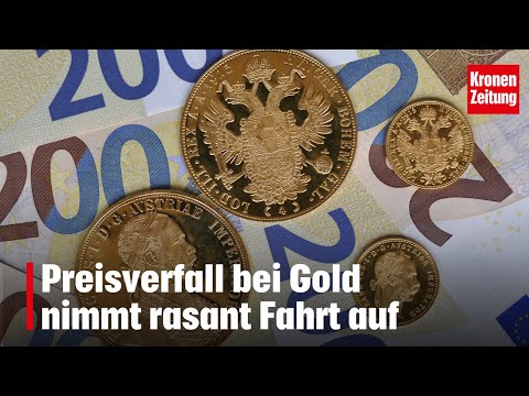 Gold price decline accelerates | krone.tv NEWS