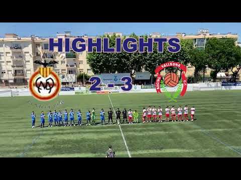 HIGHLIGHTS  CD MASNOU, 2 - RACING VALLBONA CF, 3