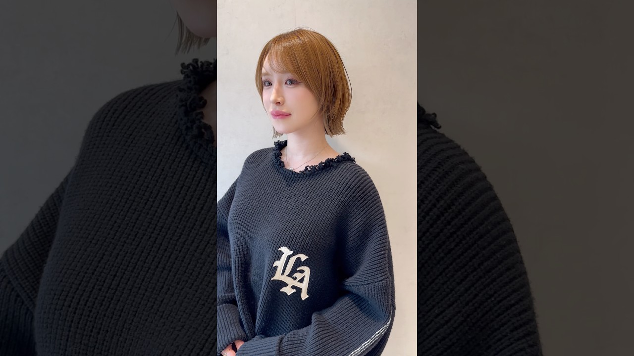 『髪型で変わります』#美容師 #縮毛矯正 #似合わせカット #顔タイプ診断 #ショート #レイヤーカット #韓国ボブ　 #ボブ　#原宿美容室　#ヘアドネーション #ミディアム #札幌美容室