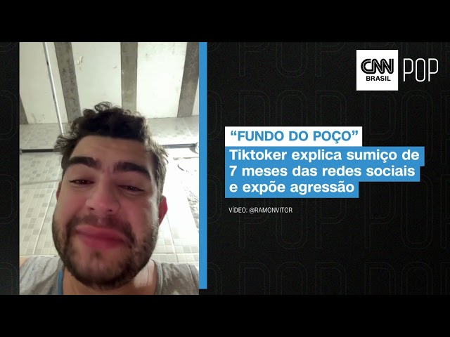 Tiktoker explica sumiço de 7 meses das redes sociais e expõe agressão | CNN Pop