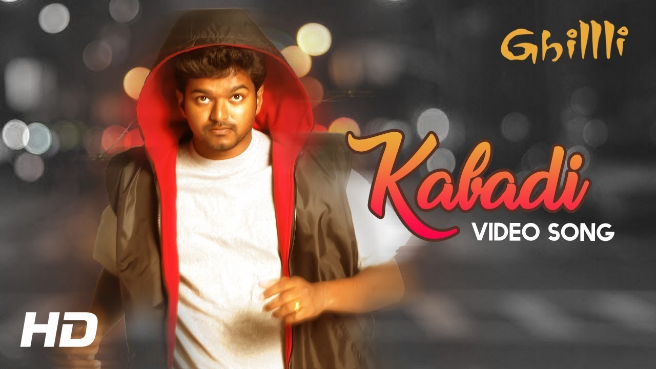 Kabadi Kabadi Lyrics | Ghilli | Prakash Raj | Jayamoorty | Vidyasagar