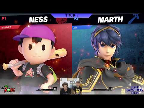 SSBA Ultimate Saison 2 Weekly #2 - Sixsela27 (Ness) vs Jay (Marth) - Tour 2