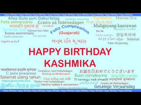 Kashmika   Languages Idiomas - Happy Birthday