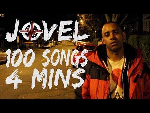 RAPPER SPITS OVER 100 SONGS IN 4 MINUTES (BY JOVEL)