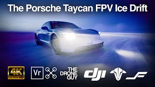 Porsche Taycan Drift with Jukka Honkavuori in Levi FPV Drone