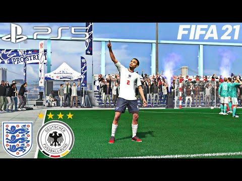 (PS5) FIFA 21 VOLTA ENGLAND vs GERMANY (4K HDR 60fps) FIFA STREET SKILLS GAMEPLAY (No commentary)
