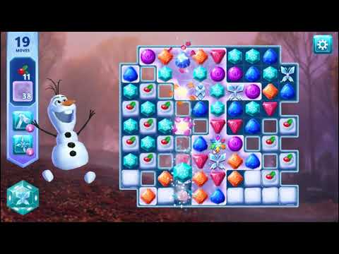 Disney Frozen Adventures Level 143 - NO BOOSTERS ❄️👸⛄ | SKILLGAMING ✔️