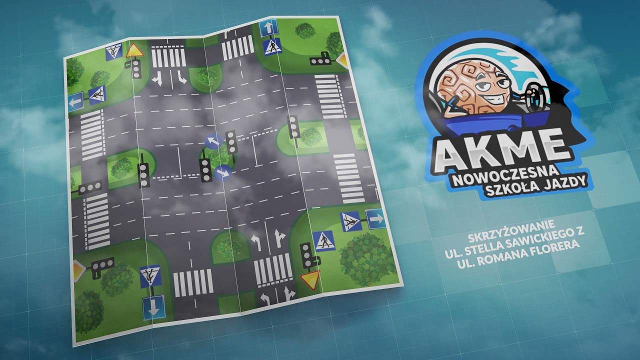 Skrzyżowanie Stella Sawickiego z ulicy Romana Florera