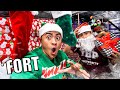 CHRISTMAS FORT IN WALMART KICKED OUT