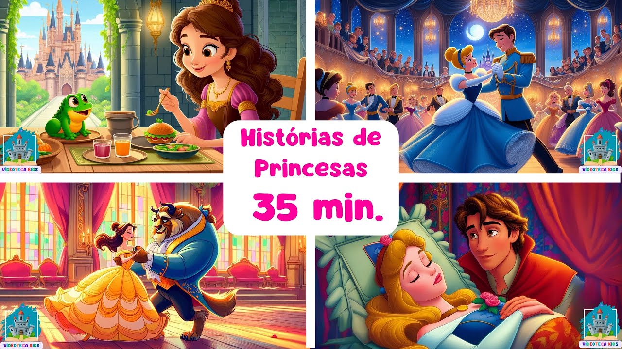 HISTÓRIAS DE PRINCESAS - 35 Minutos de Histórias Infantis das Princesas |#historiainfantilparadormir