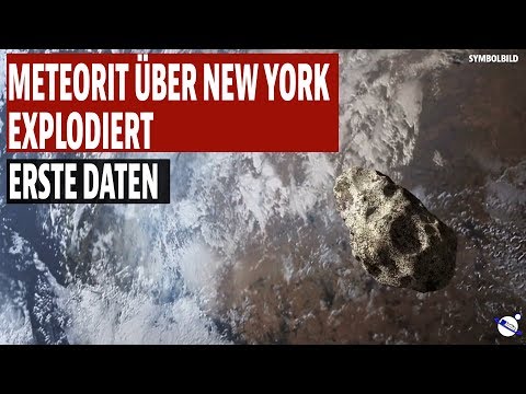 Meteorite explodes over New York - First data
