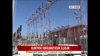 6 EYLÜL SALI GÜNÜ ELEKTRİK KESİNTİSİ UYGULANACAK