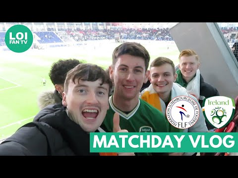 INCREDIBLE WEEKEND IN LUXEMBOURG! MATCHDAY VLOG | Luxembourg 0-3 Ireland