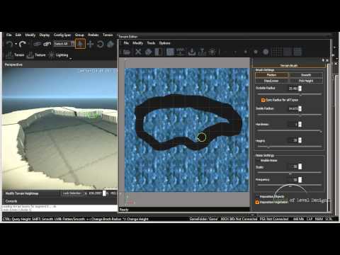 CryEngine 3 SDK: How to Manually Paint, Edit, Modify Terrain - Tutorial 04