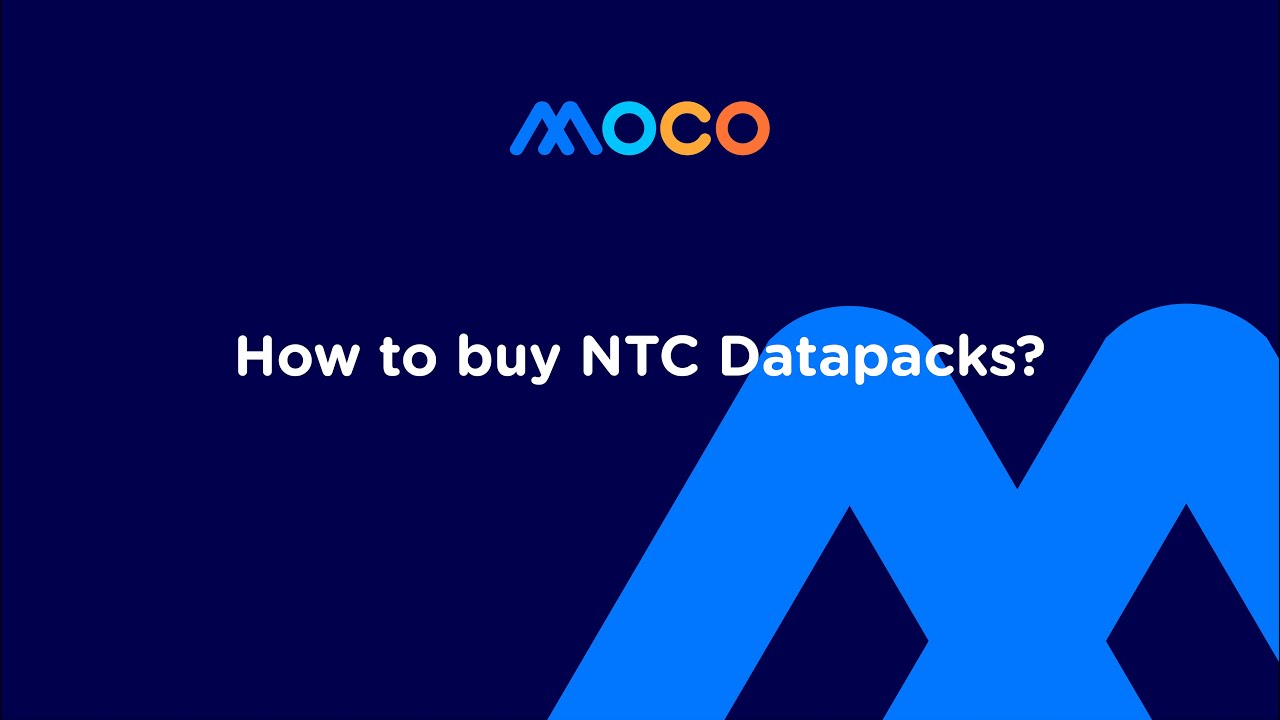How to Buy NTC Data Packs in MOCO?