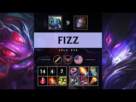 Fizz Mid vs Orianna - NA Grandmaster Patch 25.12