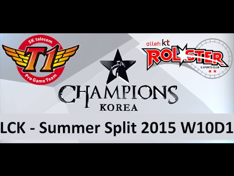 SKT vs KT LCK Champions Summer Split 2015 W10D1 SK Telecom T1 vs KT Rolster Game 2 Highlights