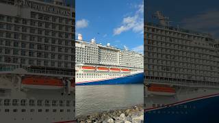 Mardi Gras sailing away from Port Canaveral! #shorts #mardigras #carnivalmardigras #carnivalcruise