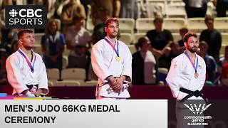 Julien Frascadore gets his judo gold medal and Canadian anthem plays on Day 8 of Commonwealth Games
