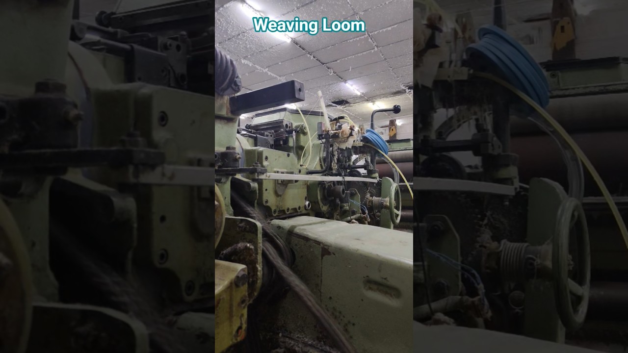 Weaving Loom | The craft or action of forming fabric by interlacing threads
