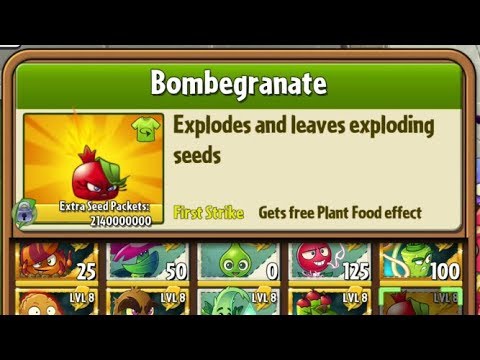 Boosted Bombegranate - Hack - Plants vs. Zombies 2