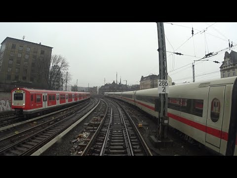 Führerstandsmitfahrt BR474 S-Bahn Hamburg S31 Altona - Neugraben [03/2018]