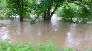 preview picture of video 'Povodně u Maděrovky (Sepekov) 2.6.2013'