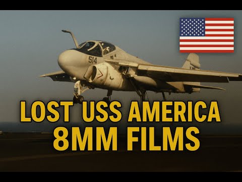 USS America (CVA/CV-66) 8mm Film by US Navy Pilot, LCDR Neil Holben. -  8mm Film 01