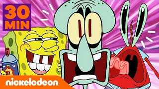 SpongeBob | Najbardziej zwariowane figle SpongeBoba | Nickelodeon Polska