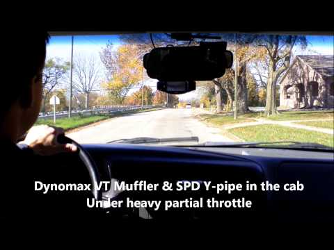 2001 Ford F250 Super Duty 5.4L V8 Dynomax VT Muffler & SPD Y-Pipe Exhaust