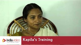 Training at Ammannur Kalari