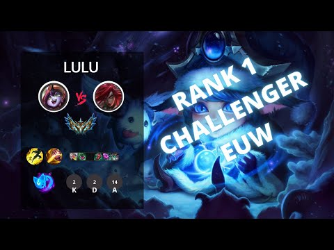 LULU MID VS KATARINA RANK 1 EUW CHALLENGER 12 12