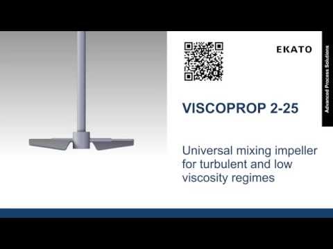 EKATO VISCOPROP 2-25 - Impeller for turbulent and low viscosities