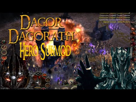 LOTR BFME2 ROTWK | Dagor Dagorath Hero Submod: 1 Mordor vs 7 Brutal AI | Sauron will rule over all