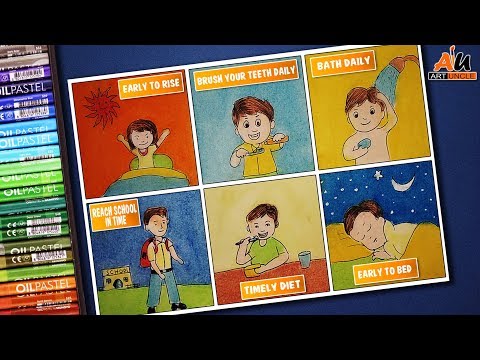 HOW TO DRAW GOOD HABITS | DAILY ACTIVITIES FOR KIDS | PRESCHOOL LEARNING FOR KID Video