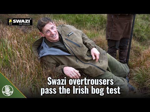 Swazi waterproof overtrousers tested by Paul Childerley