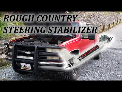 Rough Country Steering Stabilizer Install!
